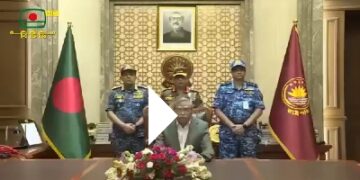 ৫আগস্ট জাতির উদ্দেশ‍্যে প্রেসিডেন্ট শাহাবুদ্দীনের ভাষণ