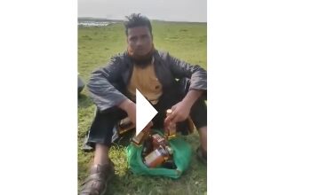 তাহিরপুরে মদসহ এক যুবককে আটক করেছে স্থানীয় জনতা